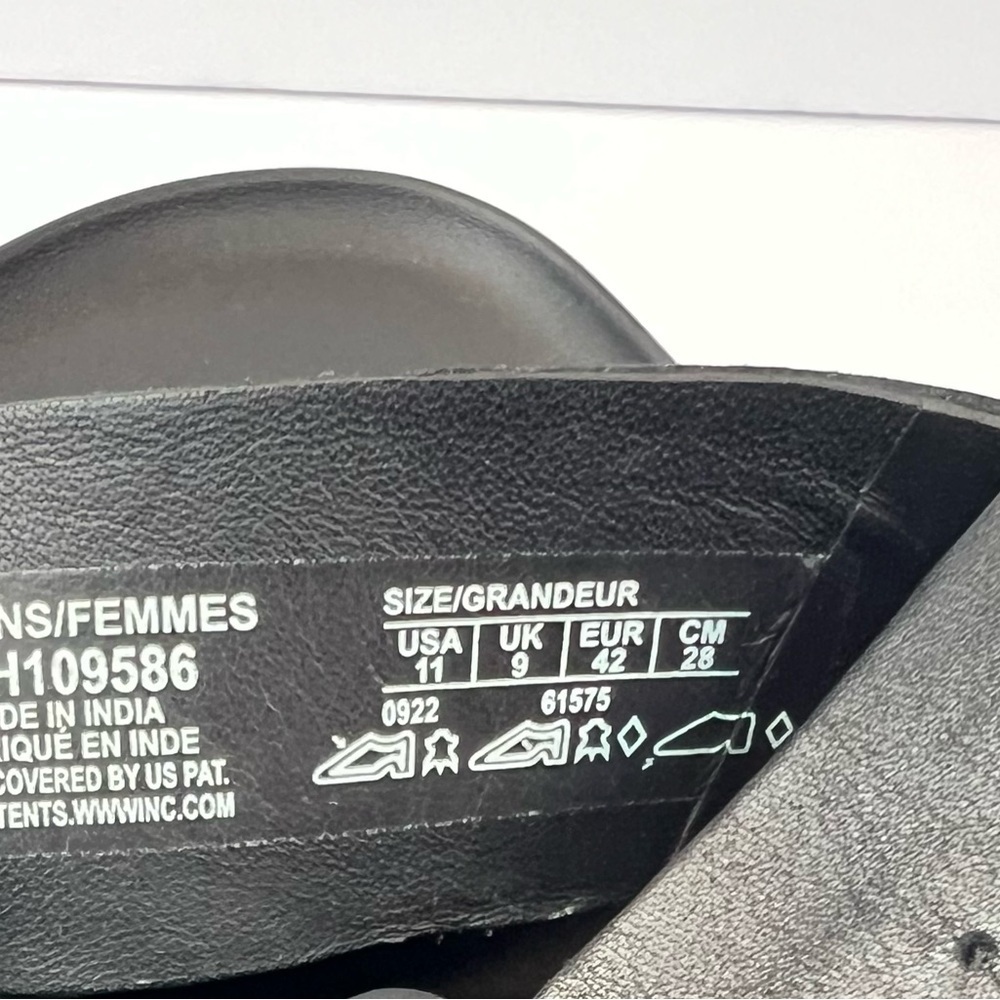 Chaco Townes Midform Leather Slides Sandals Women’s Size 11 M Black Leather - Picture 5 of 8